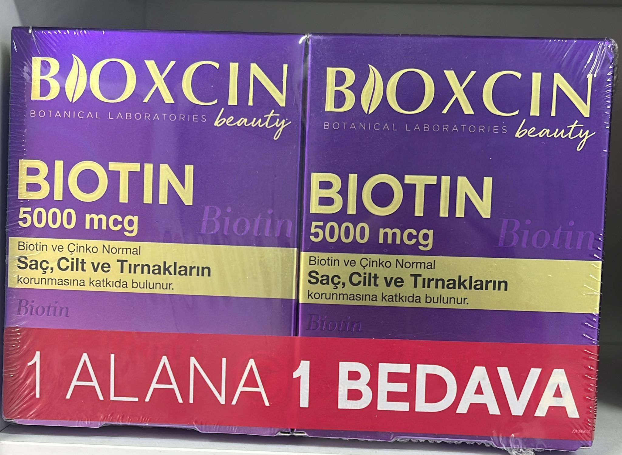 BİOXCİN BİOTİN TABLET 1 ALANA 1 BEDAVA